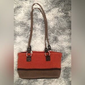 Croft & Barrow Orange and Brown Shoulder Bag